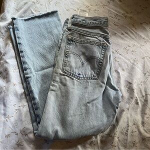 Levis wedgie straight denim jeans light wash size 26